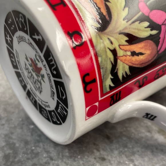 Vintage Zodiac mugs Aries & Scorpion - Picture 4 of 4